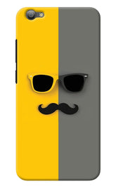 Sunglasses with Mustache Vivo V5/V5s Back Cover